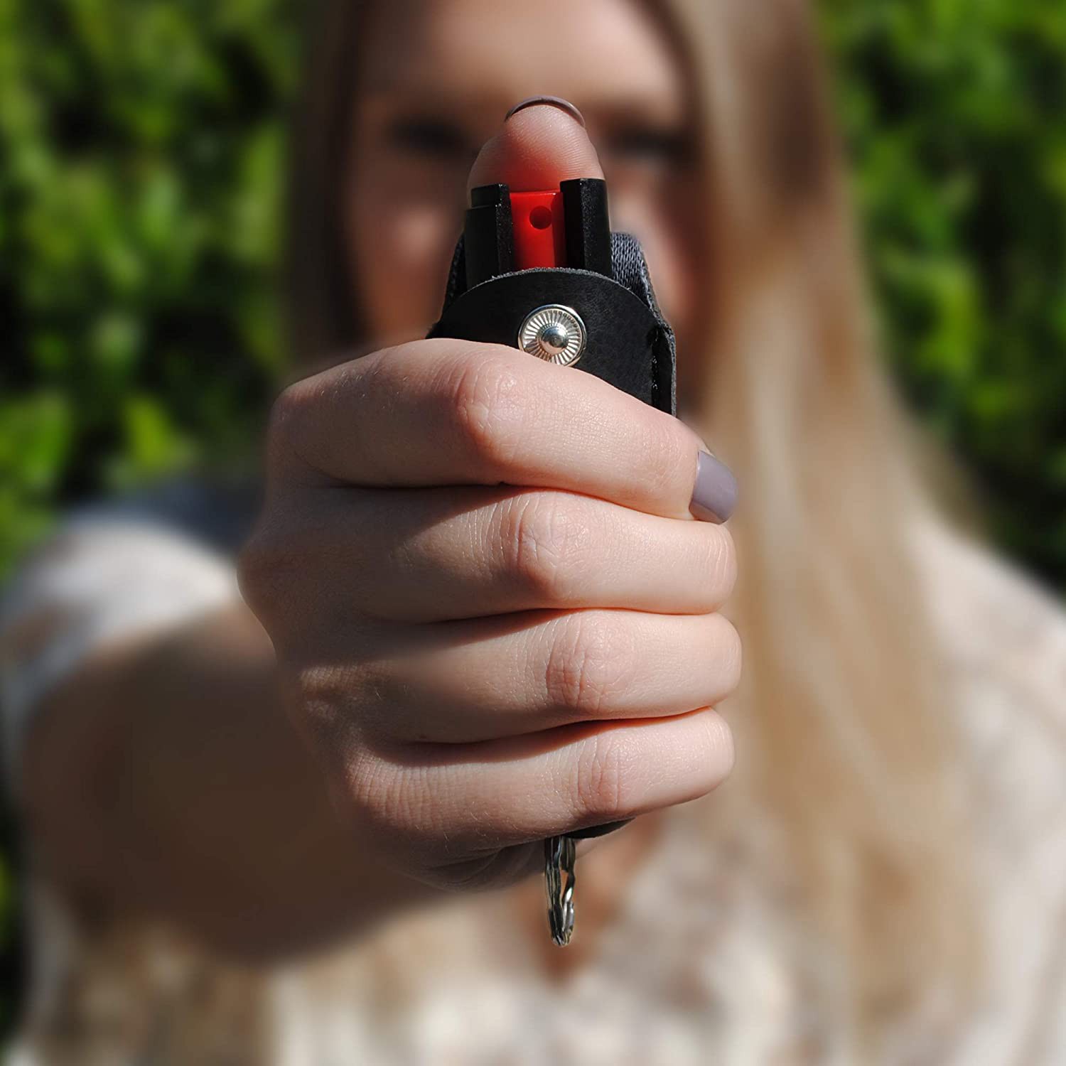 Burn Pepper Spray Keychain for Self Defense Max Strength OC Spray 1