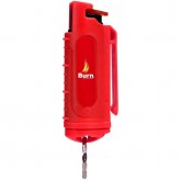 Burn Pepper Spray 1/2oz Self Defense Max Strength OC Spray Security Keychain Case Molded, Red