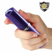 Perfume Protector 17,000,000* Stun Gun Rechargeable With LED Flashlight - Purple