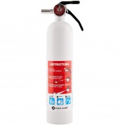 POLICE First Alert MARINE1 Fire Extinguisher | Marine Fire Extinguisher FE1A10GR195 - White