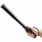 Police Force Tactical 9M Stun Gun Baton With LED Flashlight - Rechargeable 
