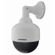 SPEED DOME DUMMY CAMERA IN OUTDOOR HOUSING W/ LED LIGHT