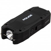 POLICE Stun Gun 1901 - Max Voltage Mini USB Rechargeable with LED Flashlight - Black