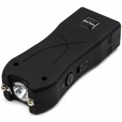 POLICE Stun Gun 398 - Max Voltage Mini Rechargeable With LED Flashlight - Black