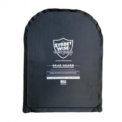 Rear Guard Ballistic Shield Backpack Insert - Size 11x14