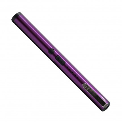 Pain Pen 25,000,000* Stun Gun Rechargeable With LED Flashlight - Purple